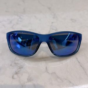 New Men’s Maui Jim Blue Frosted Sunglasses